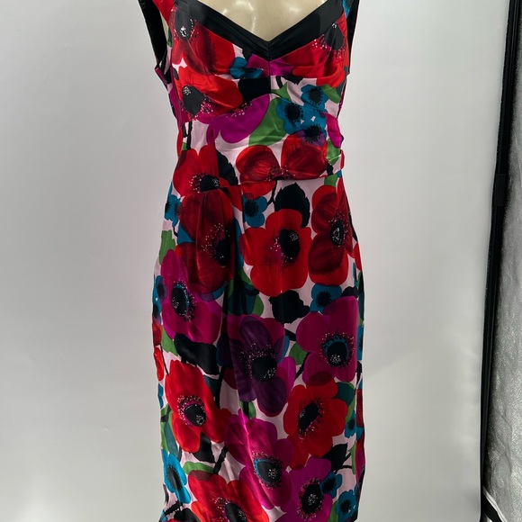 Nanette Lepore Silk Poppy Dress - Picture 3 of 6